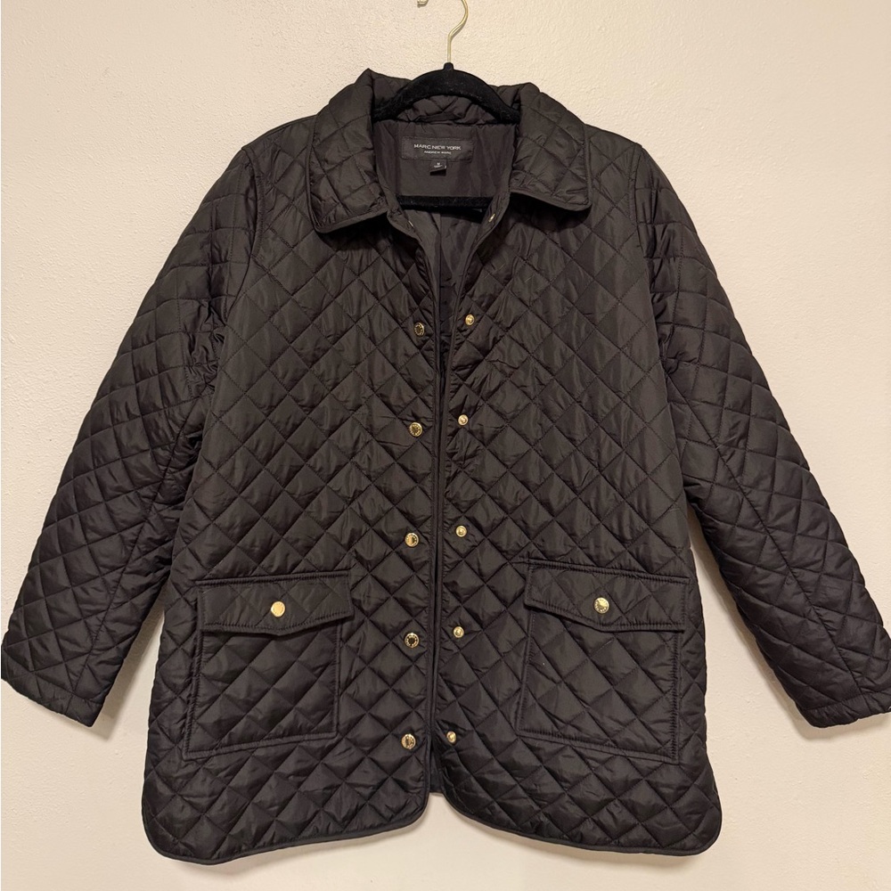 Marc New York - Andrew Marc Black Quilted Puffer Jacket